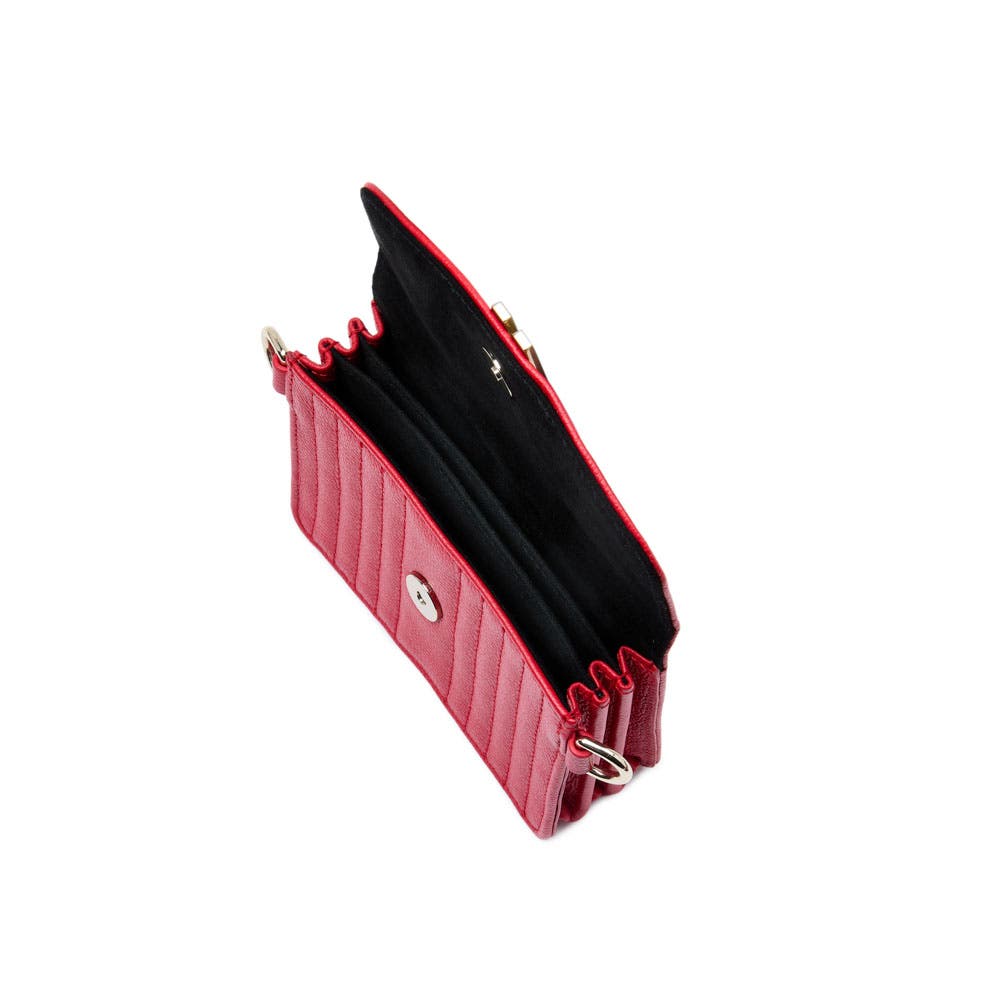 Mimi Mini Bag with Wristlet & Lanyard, Alternate, color, Red