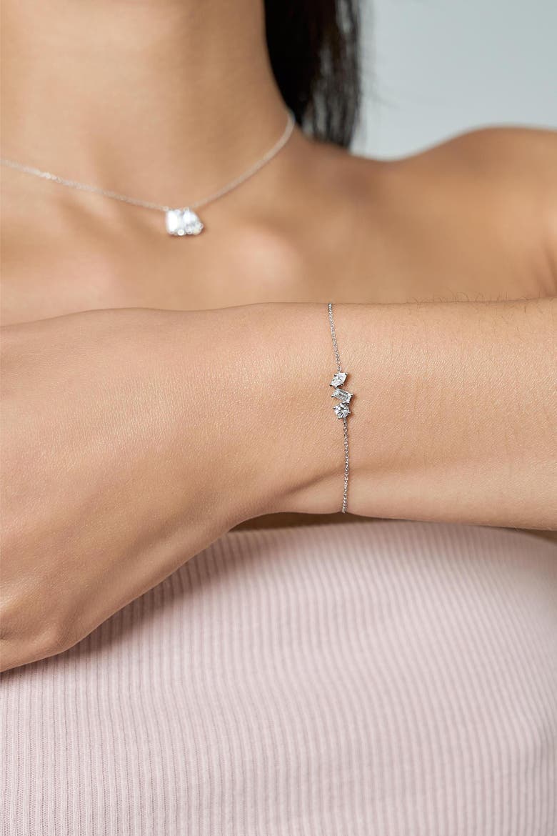 Whisper 14K Gold Lab Grown Diamond Bracelet - 0.35 Ct, Alternate, color, 14K White Gold