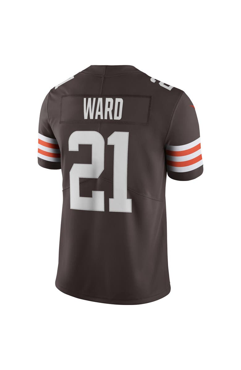 Nike Men's Nike Denzel Ward Brown Cleveland Browns Vapor Limited Jersey, Alternate, color, Brown