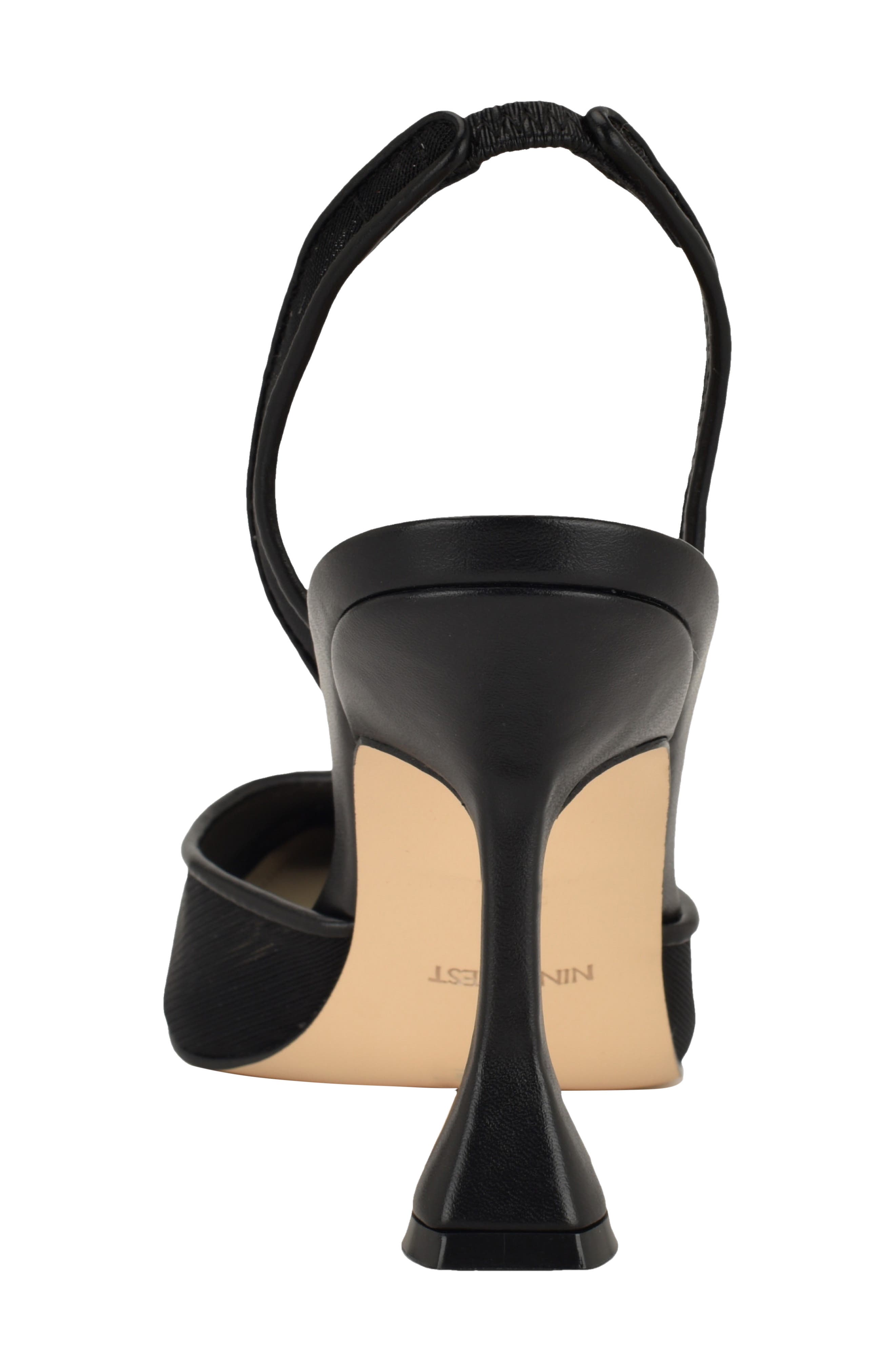 Nine West Kansy Slingback Pump, Alternate, color, Black