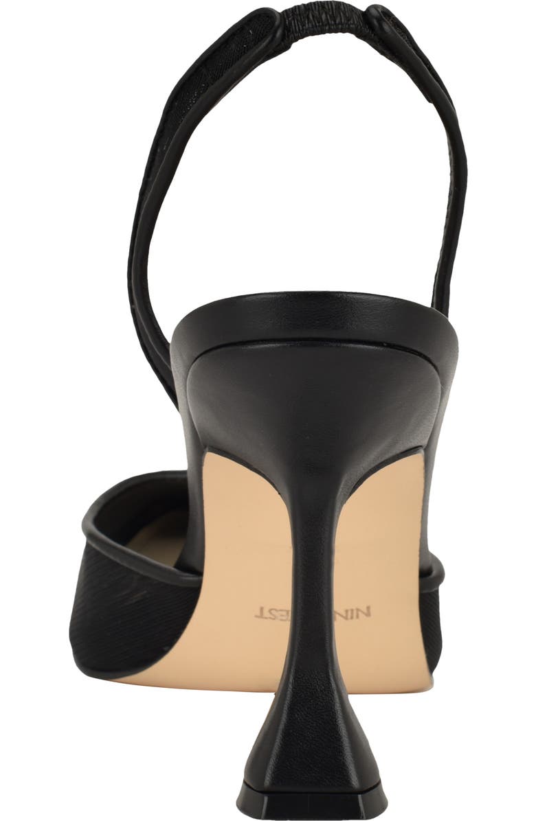 Nine West Kansy Slingback Pump, Alternate, color, Black