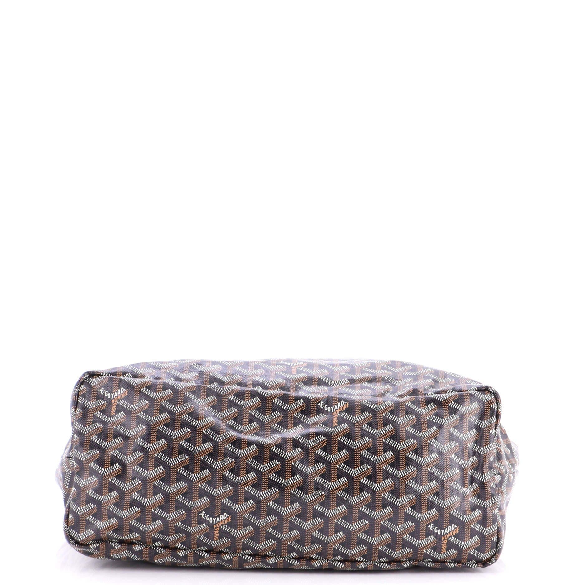 Pre-Owned Goyard Saint Louis Tote Coated Canvas PM, Alternate, color, Brown