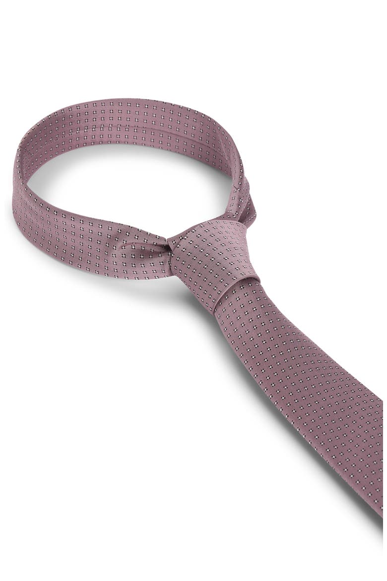 Neat Silk Blend Tie, Alternate, color, LIGHT PINK