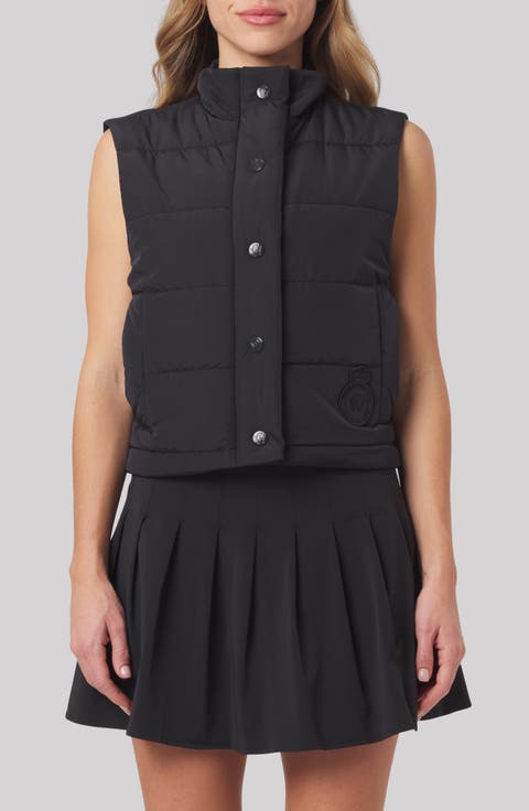Luna Quilted Crop Vest