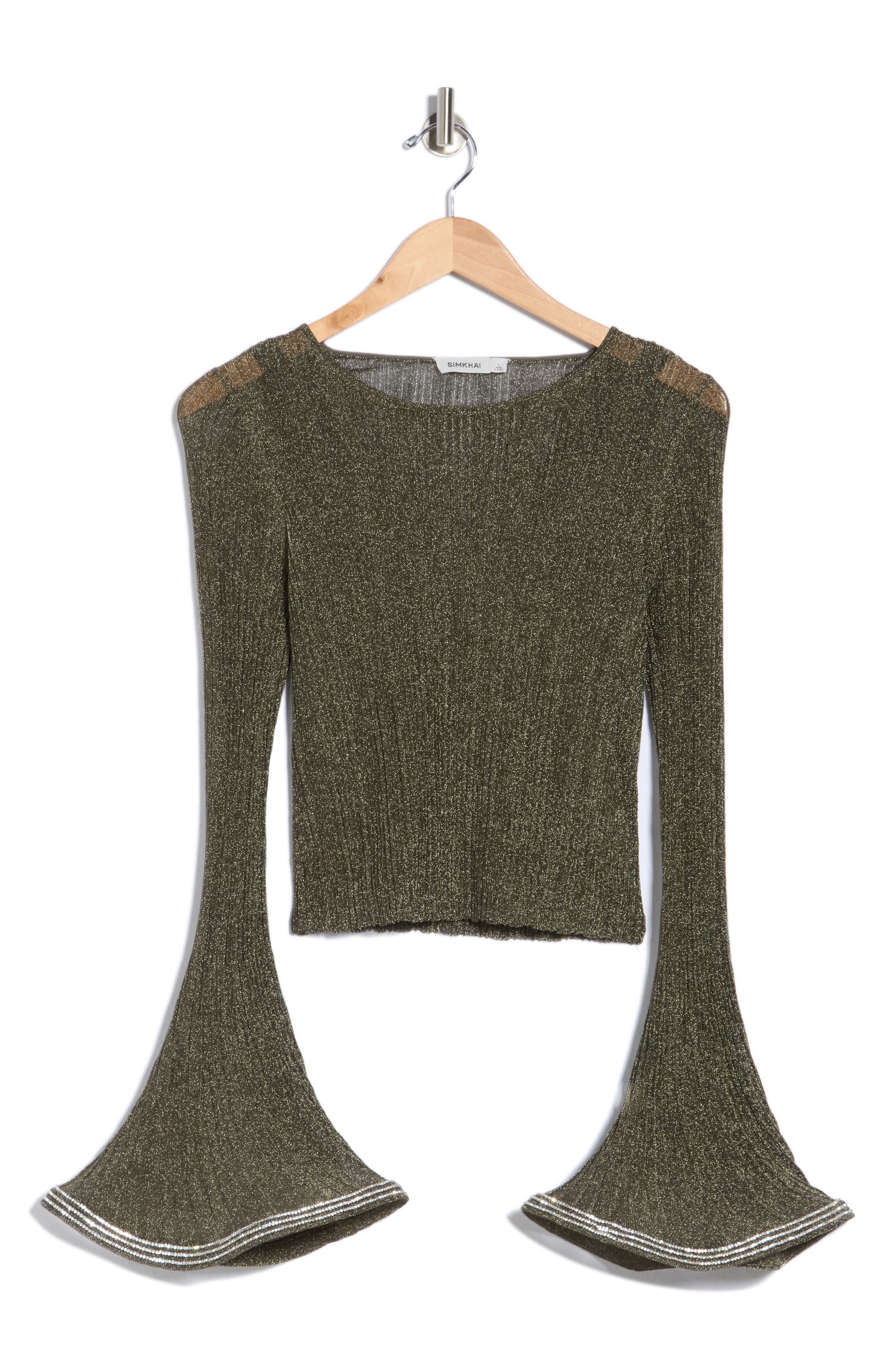 Maebry Long Sleeve Crewneck Top