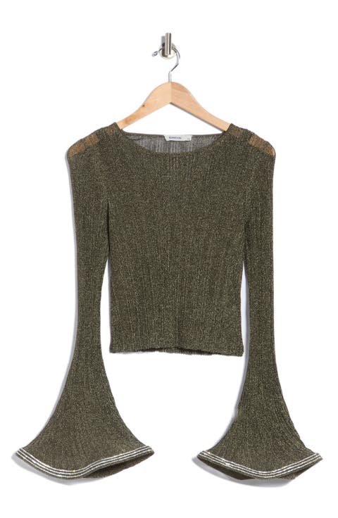 Maebry Long Sleeve Crewneck Top
