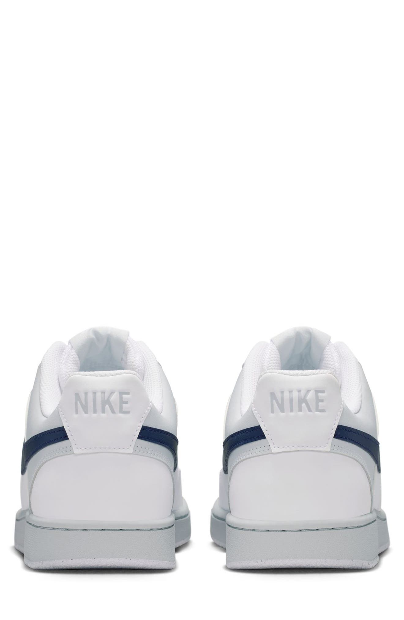 Court Vision Low Sneaker, Alternate, color, WHITE/ MIDNIGHT NAVY