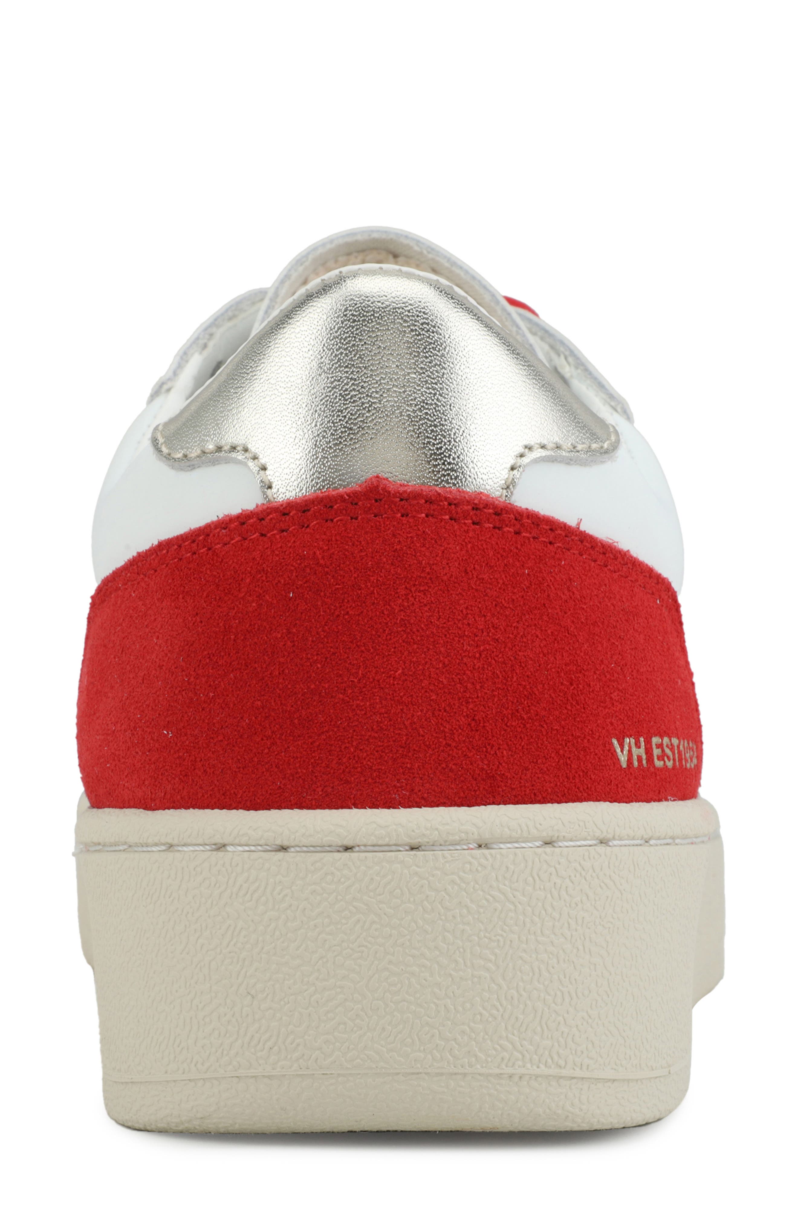 Noah Low Top Sneaker, Alternate, color, WHITE/ RED MULTI