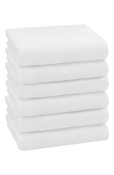 6-Pack Ediree Cotton Hand Towel Set