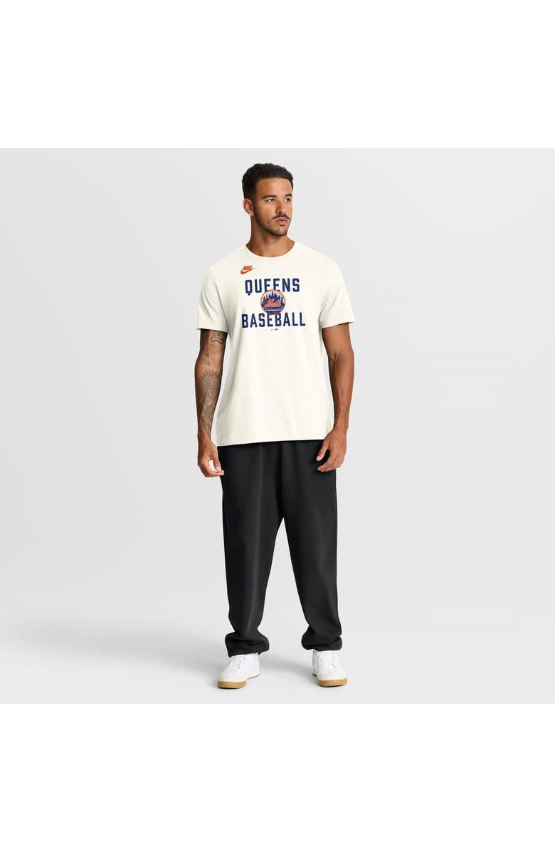 Nike Men's Nike Cream New York Mets Cooperstown Collection ‘70s Inspired T-Shirt, Alternate, color, Cream