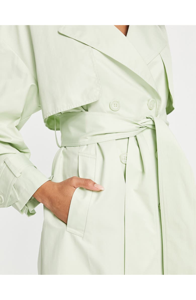 ASOS DESIGN Edition Longline Trench Coat, Alternate, color, 