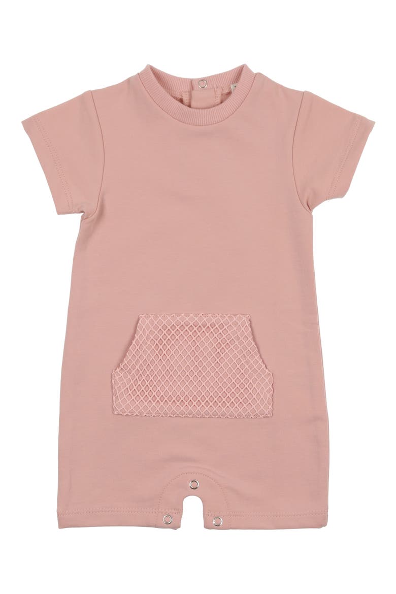 Kids' Mesh Sport Romper, Main, color, MAUVE