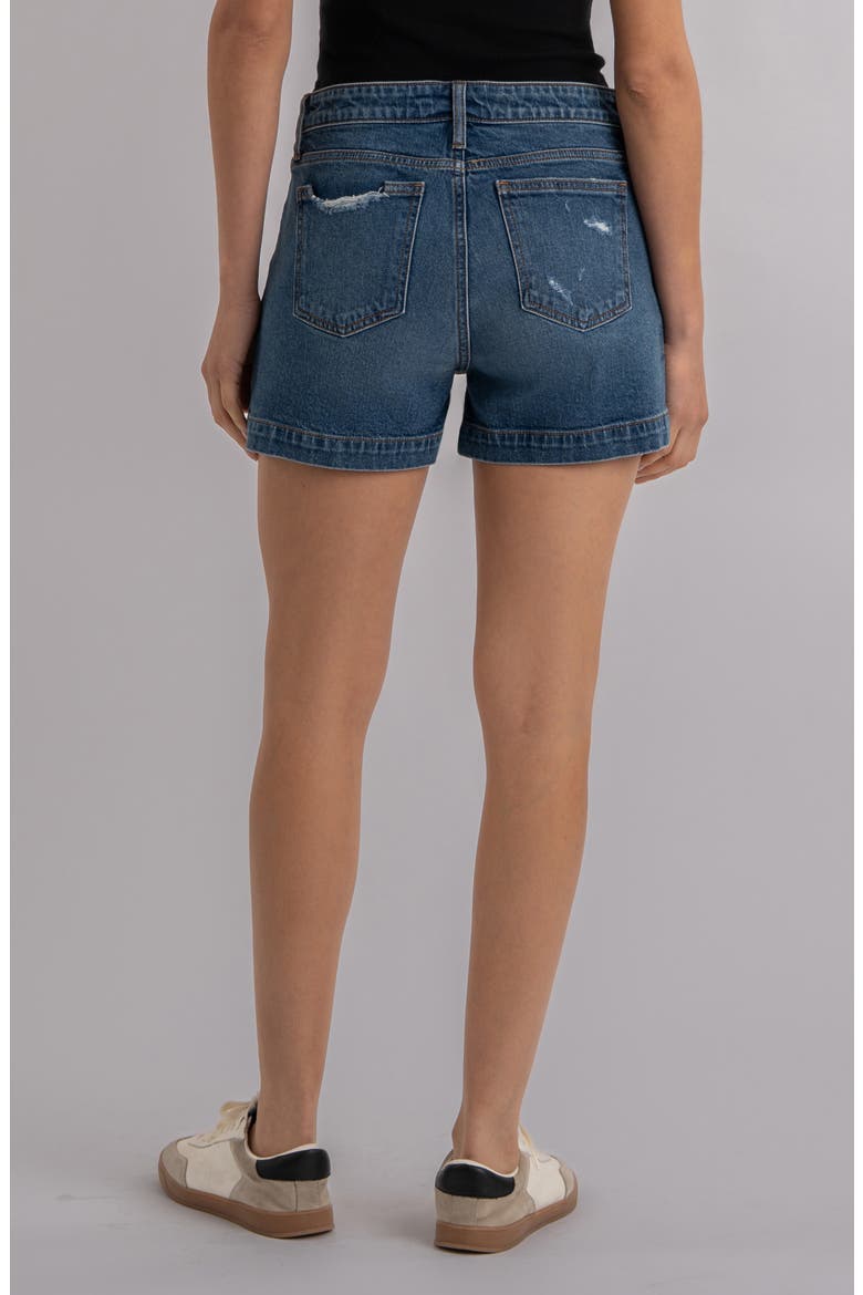 Jane High Waist Denim Shorts, Alternate, color, TRUE BLUE
