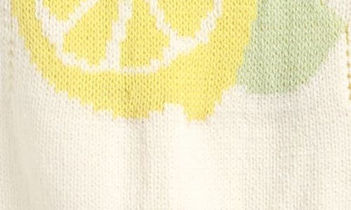 Freshman Kids' Lemon Knit Tank In Neutral