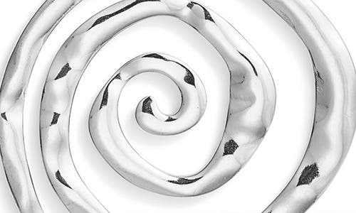 Vidakush Swirl Pendant Necklace In Metallic