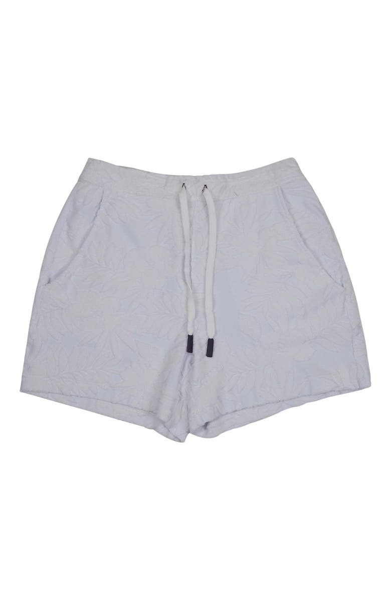 Lords of Harlech Womens Drawstring Terry Toweling Short, Alternate, color, White