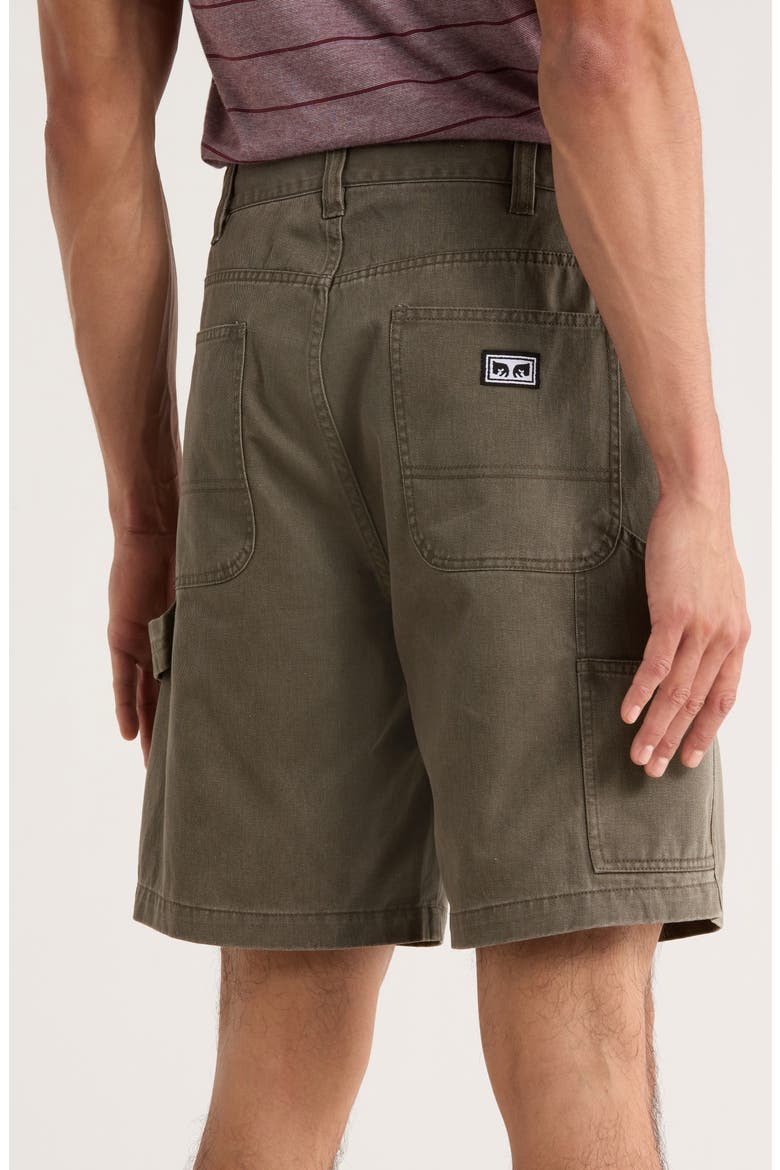 Big Timer Carpenter Shorts, Alternate, color, TEA LEAF FADED WASH