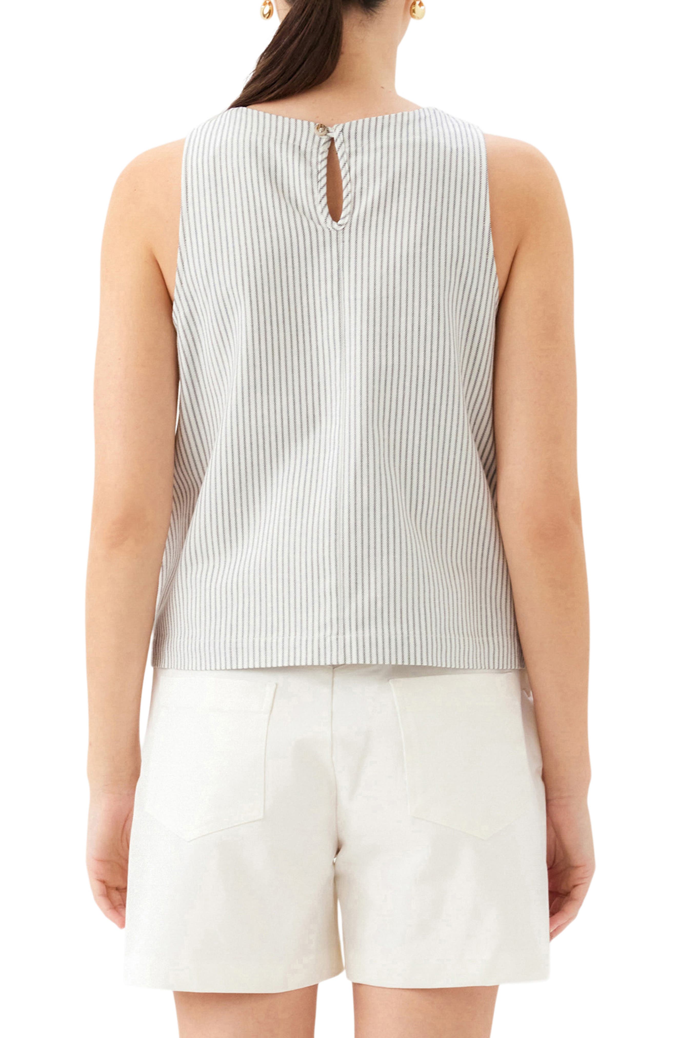Clarice Side Button Sleeveless Top - image 2