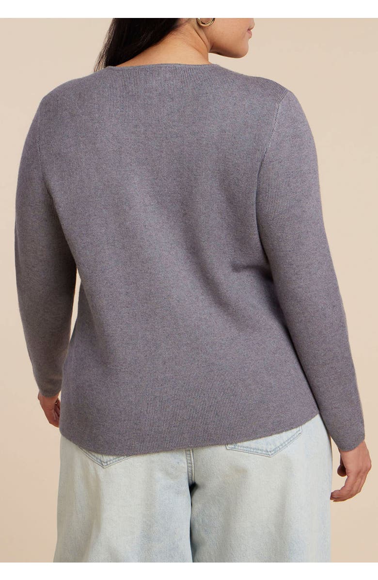 ELOQUII Overlap Cardigan, Alternate, color, 