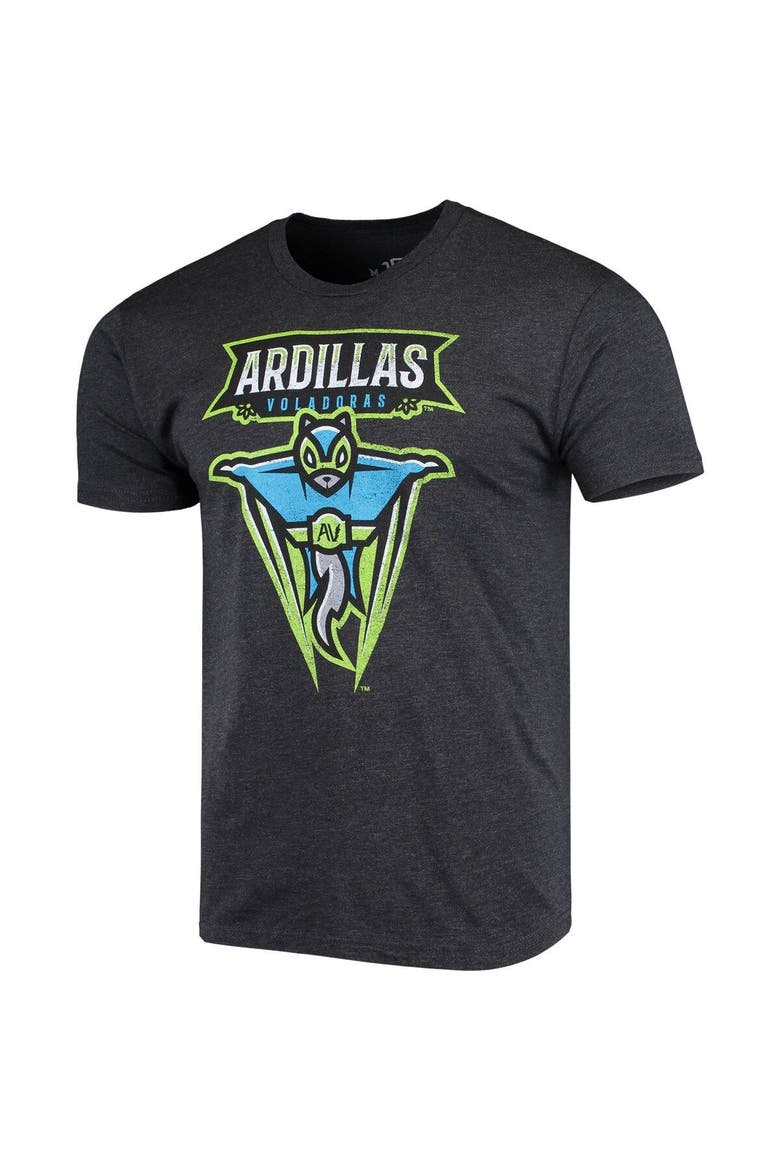 Men's Black Ardillas Voladoras de Richmond Copa de la Diversion Home Tri-Blend T-Shirt, Alternate, color, Black