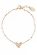 Nashelle Initial Heart Bracelet