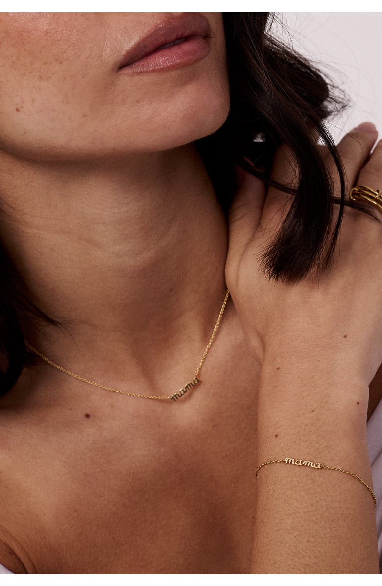 Electric Picks 1st Love "Mama" Bracelet, Alternate, color, Yellow Gold