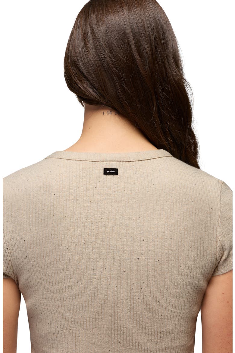 Cambria Cove Stretch Organic Cotton Cardigan, Alternate, color, OATMEAL HEATHER