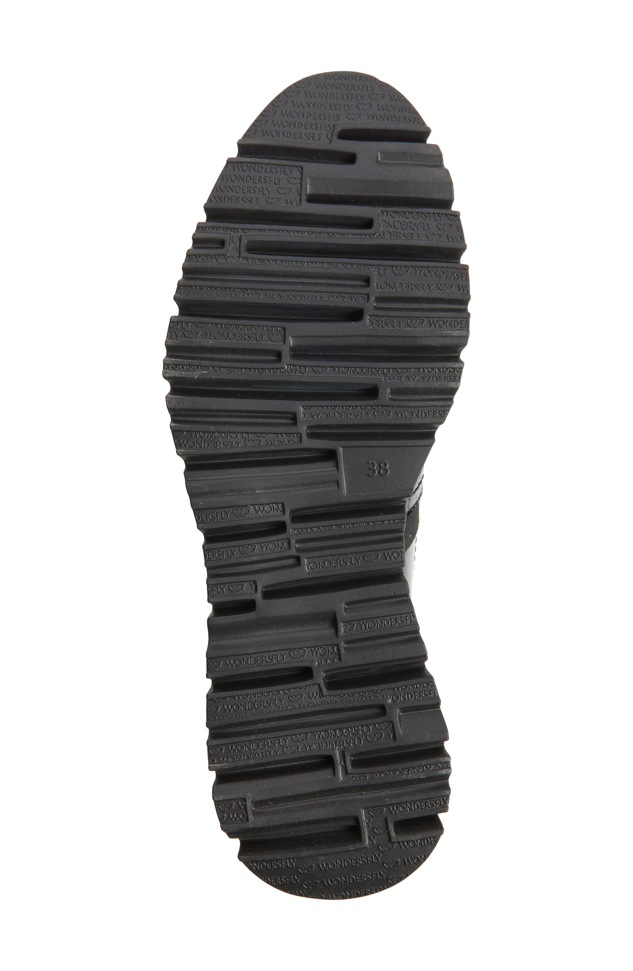 Wonders Platform Mary Jane Loafer, Alternate, color, Black Patent Lea