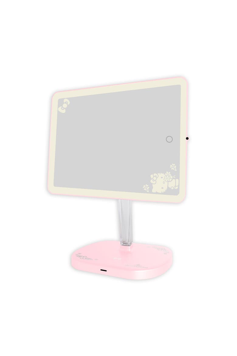 Hello Kitty Touch Pro 2.0 LED Makeup Mirror with Qi Charging Base, Alternate, color, Pink