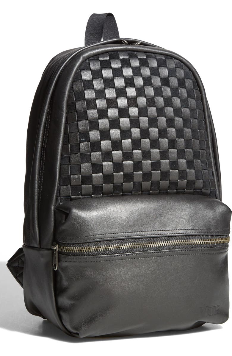 Vans 'Calico Plus' Leather Backpack, Alternate, color,