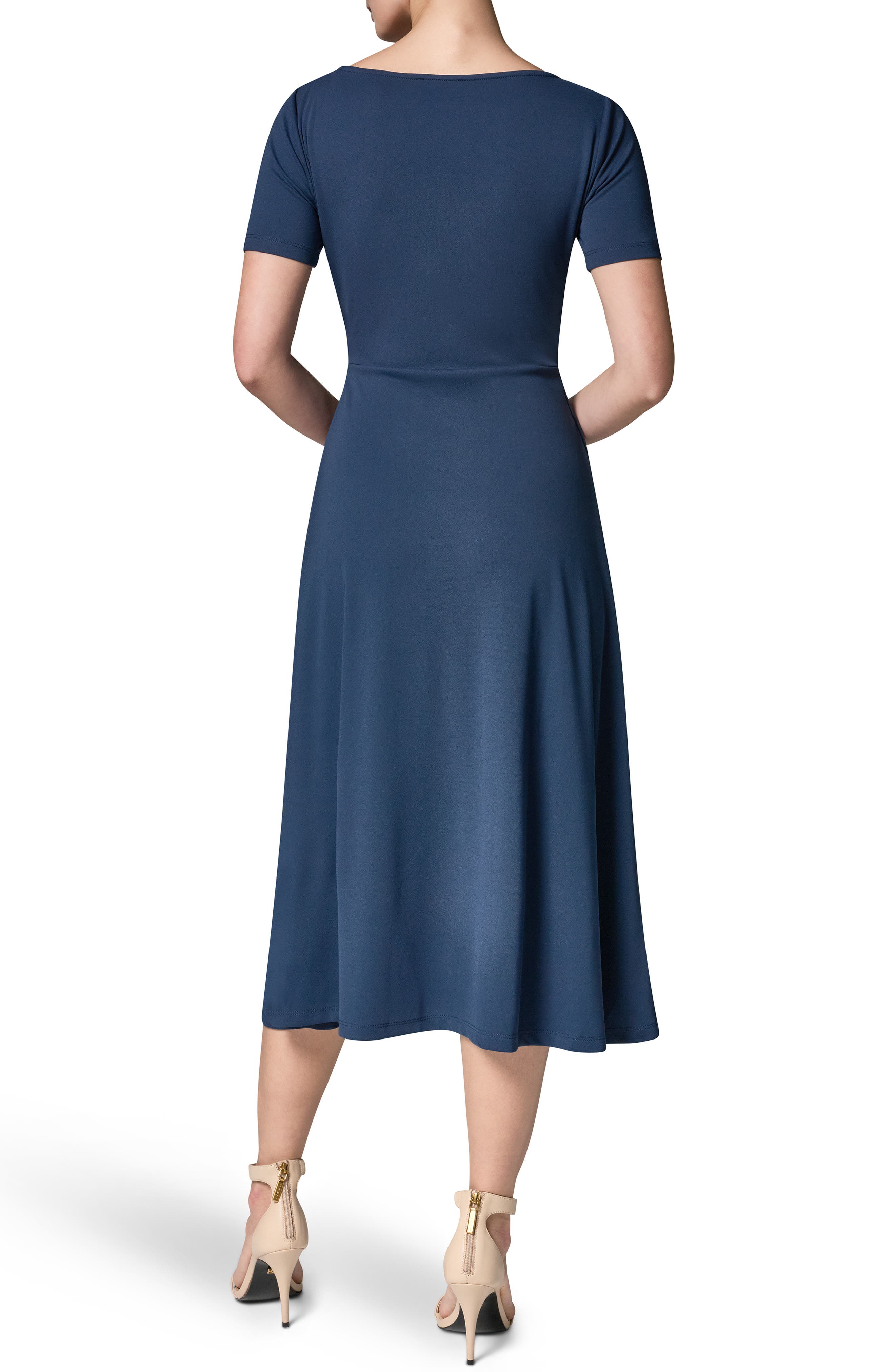 Женские платья Donna Karan New York Side Ruched Jersey Midi Dress — фото 2