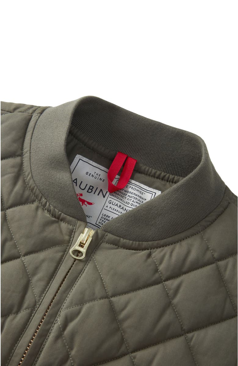 Aubin Anwick Quilted Gilet Vest, Alternate, color, Washed Khaki