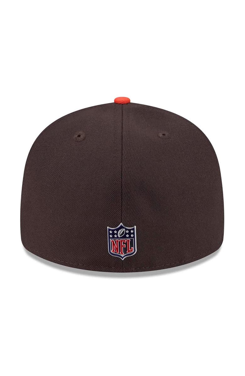 New Era Men's New Era  Brown/Orange Cleveland Browns 2026 NFL Draft Pre-Curved 59FIFTY Fitted Hat, Alternate, color, Brown