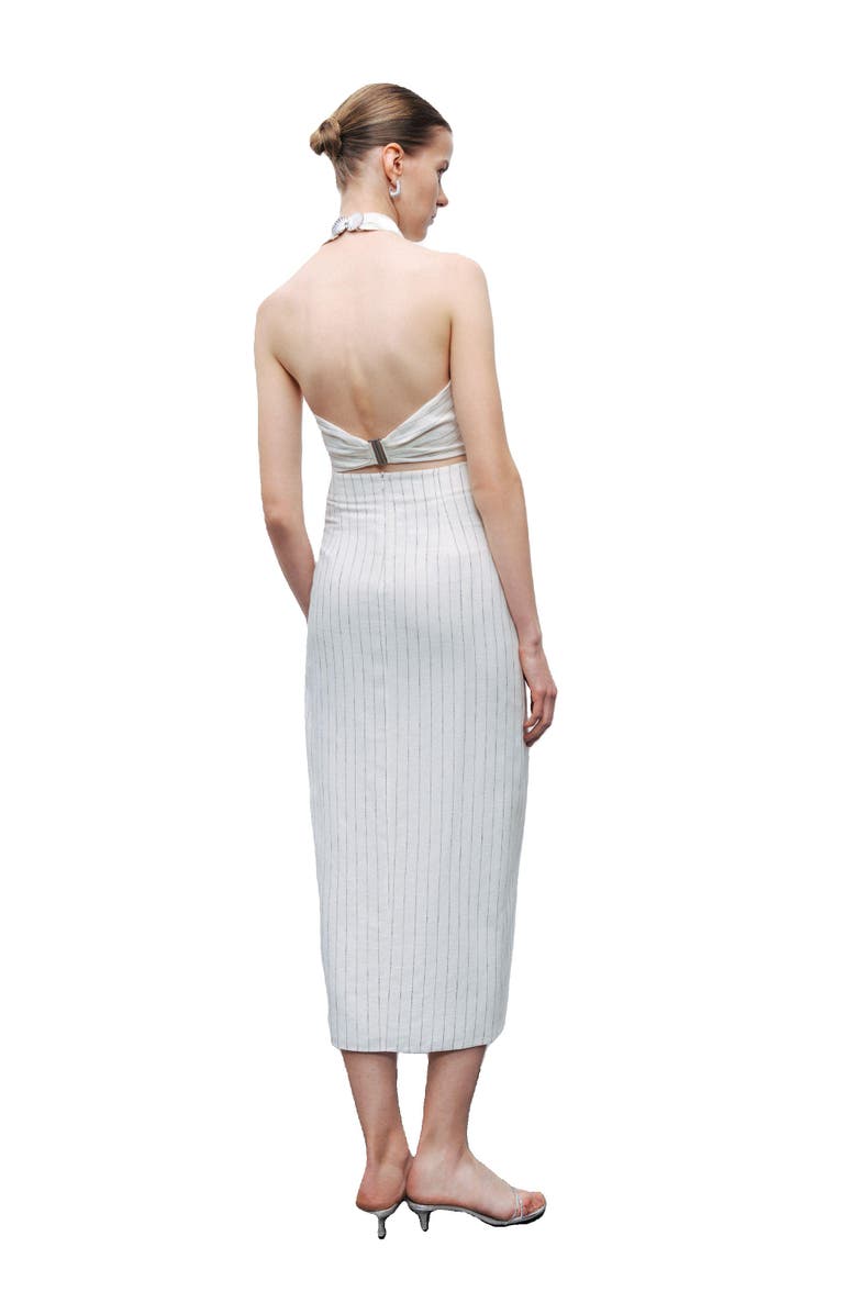 Nocturne Halter Neck Blouse with Tie Detail, Alternate, color, 