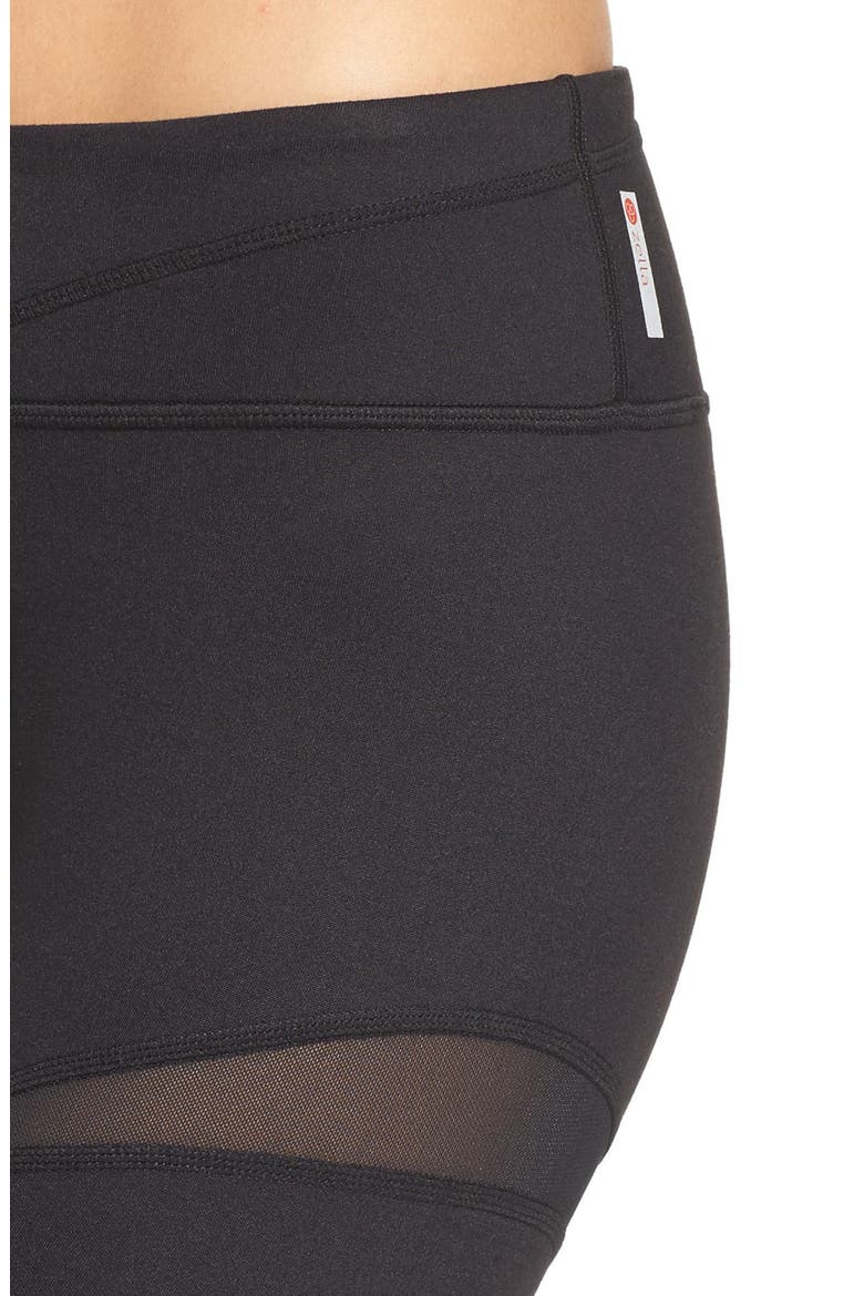 Flash Crop Leggings, Alternate, color, BLACK