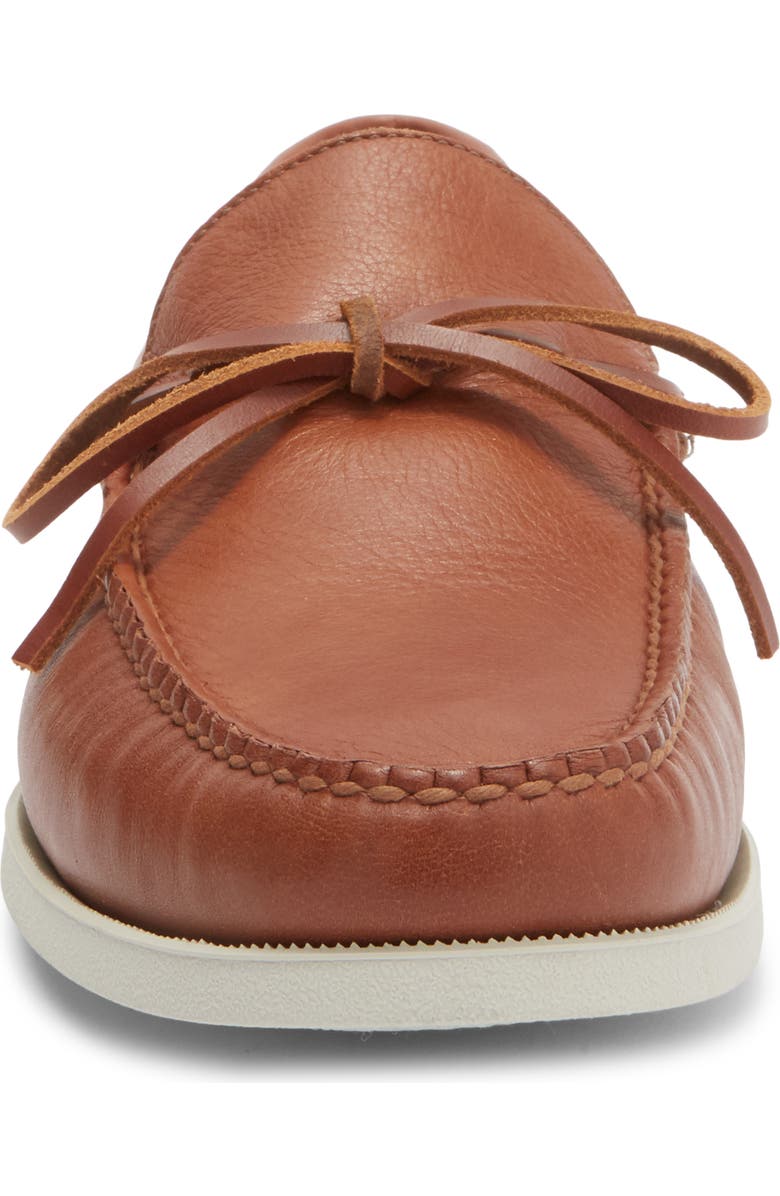 Peter Millar Excursionist Boat Shoe, Alternate, color, Cognac
