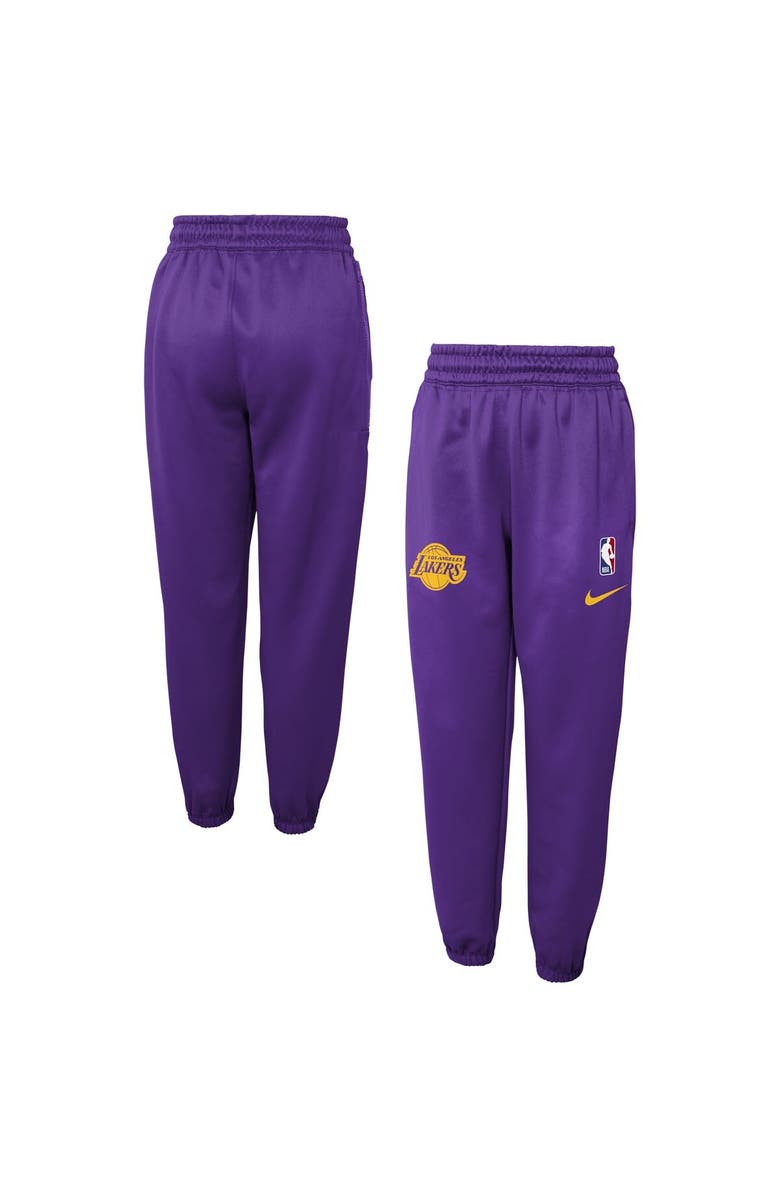 Nike Youth Nike Purple Los Angeles Lakers Spotlight Performance Pants, Main, color, 