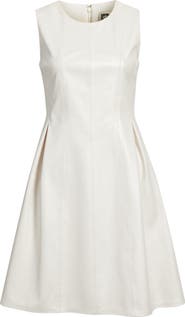 Anne Klein Seamed Fit & Flare Dress