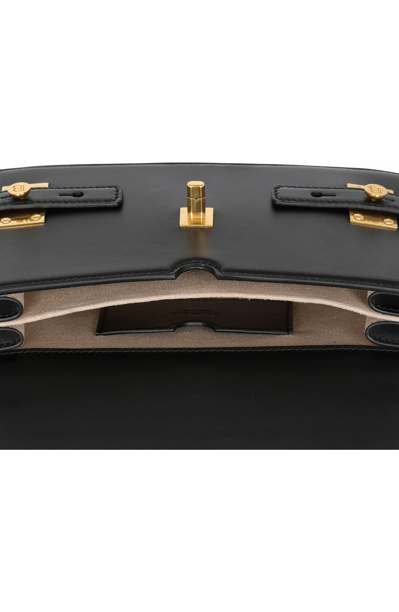 Balmain Smooth Leather B-Buzz 24 Bag, Alternate, color,