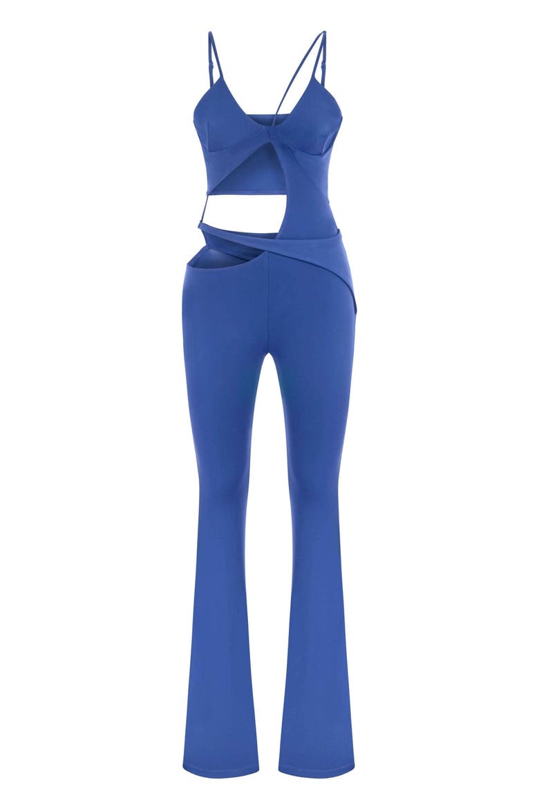 Cielo Cut Out Jumpsuit, Alternate, color, ICE BLUE