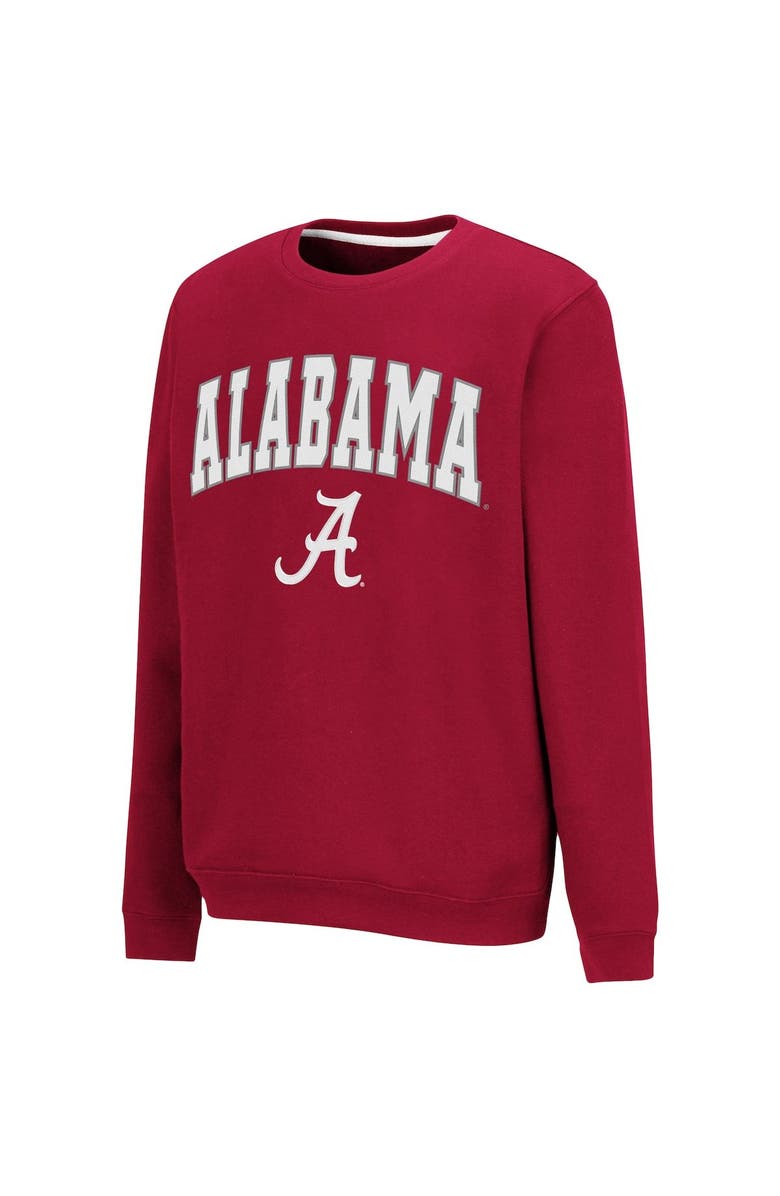 COLOSSEUM Youth Colosseum Crimson Alabama Crimson Tide Campus Pullover Sweatshirt, Alternate, color,
