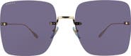 Gucci 62mm Square Sunglasses