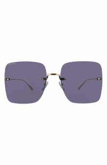 Gucci 62mm Square Sunglasses