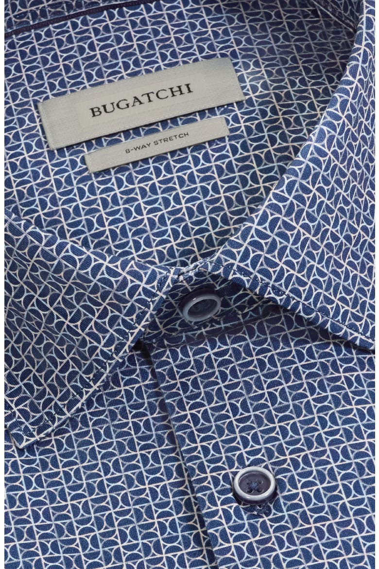 James OoohCotton® Button-Up Shirt, Alternate, color, INDIGO