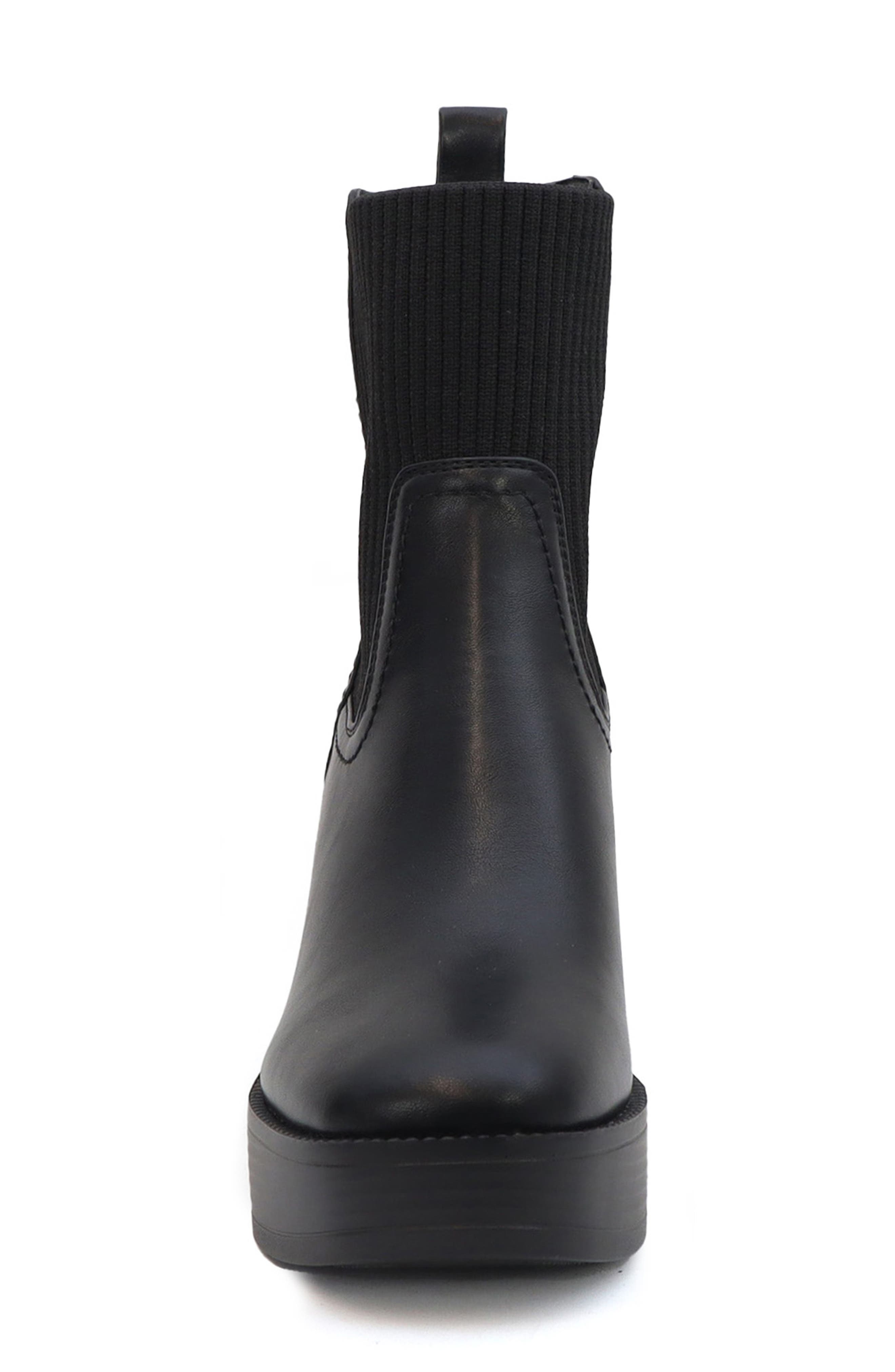 Yale Platform Boot, Alternate, color, BLACK
