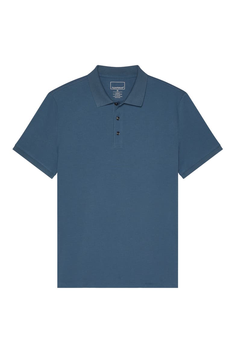 Matterhorn Supima® Cotton Blend Polo, Alternate, color, BLUE WHALE