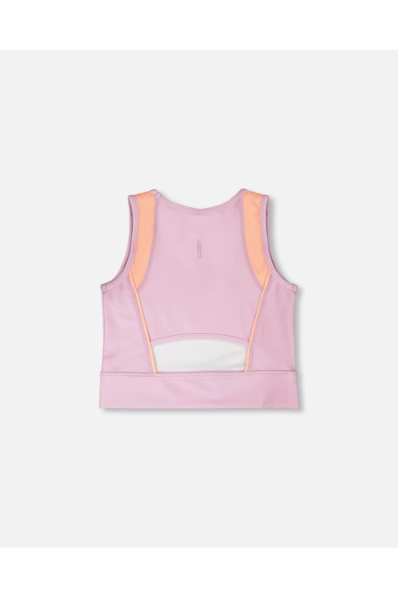 Athletic Tank Top in Recycled Polyester, Alternate, color, Lilac