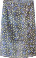MANGO Printed Overlay Midi Skirt