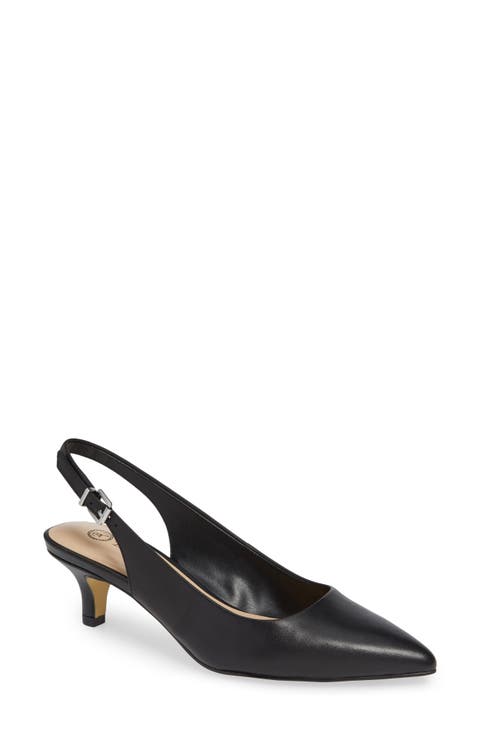 Scarlette Kitten Heel Slingback Pump (Women)