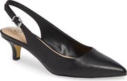 Bella Vita Scarlette Kitten Heel Slingback Pump